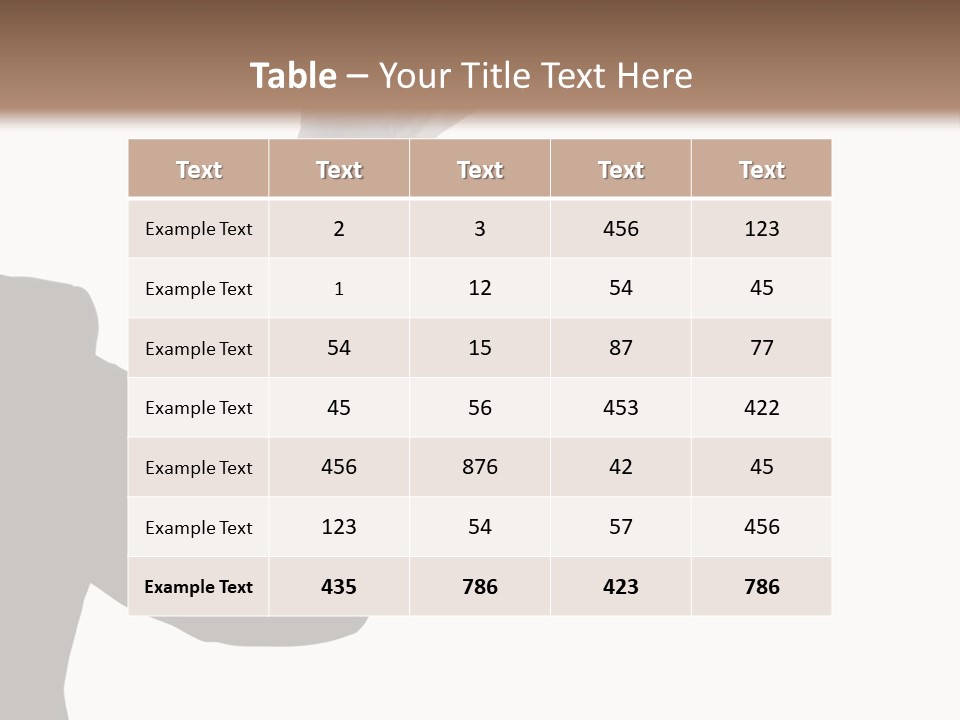 Formal Person Job PowerPoint Template