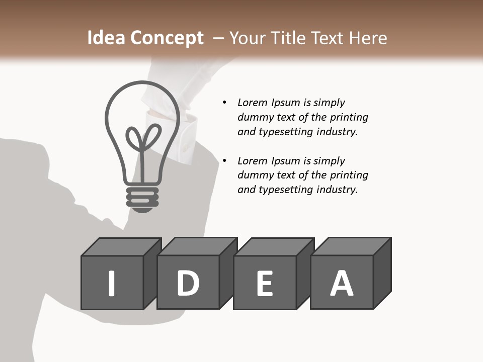 Formal Person Job PowerPoint Template