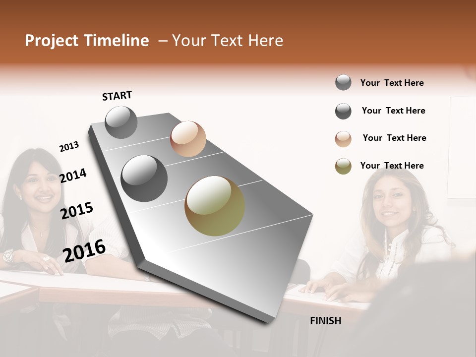 Boy Relationship Smiley PowerPoint Template