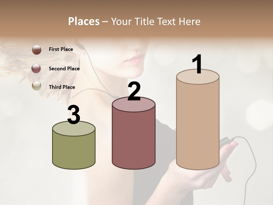 Dance Woman Air PowerPoint Template