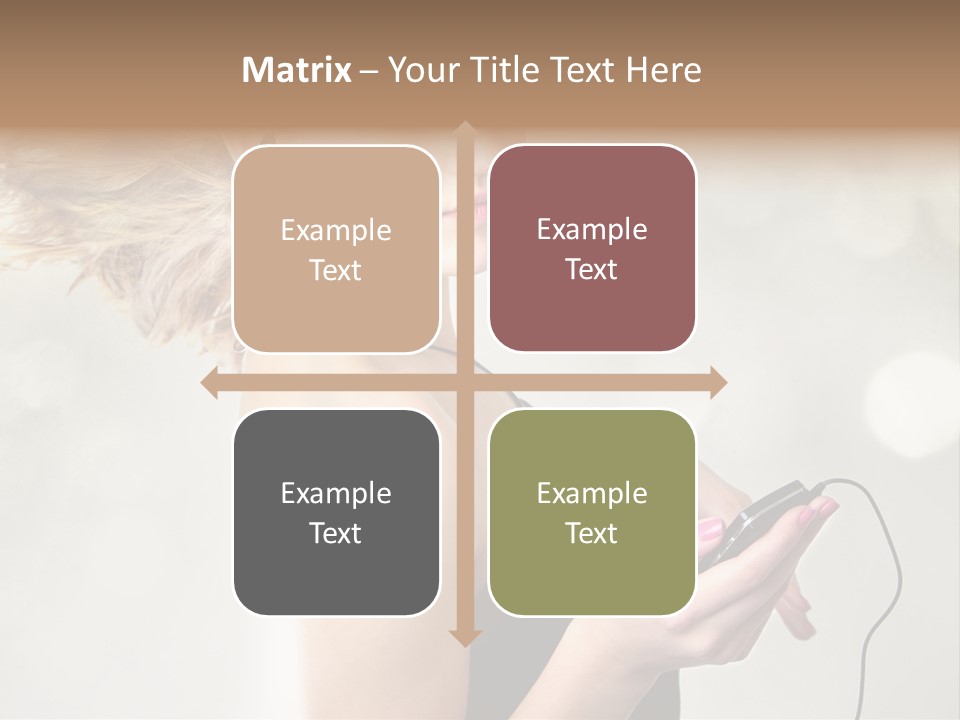 Dance Woman Air PowerPoint Template