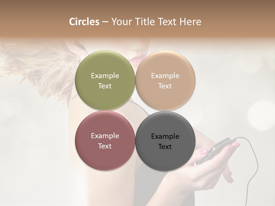 Dance Woman Air PowerPoint Template