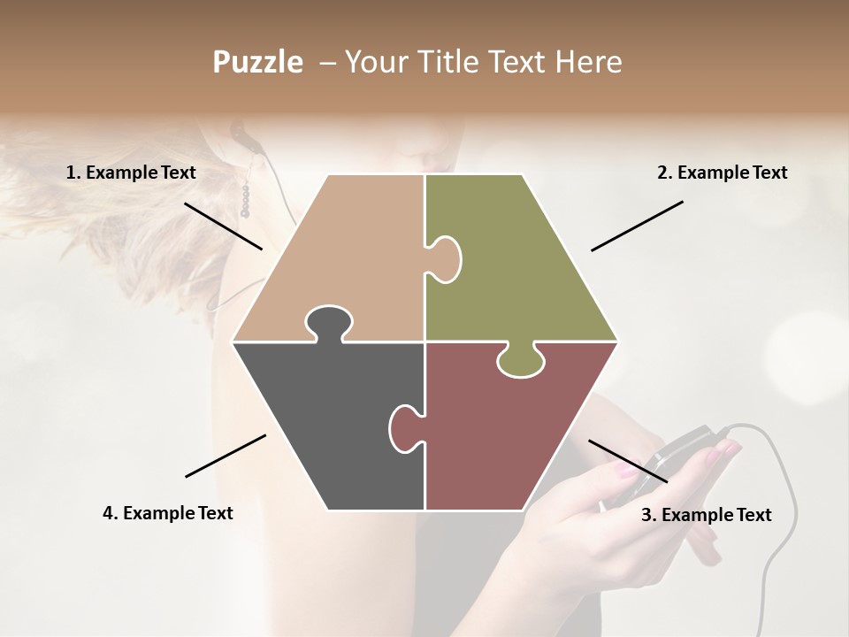 Dance Woman Air PowerPoint Template