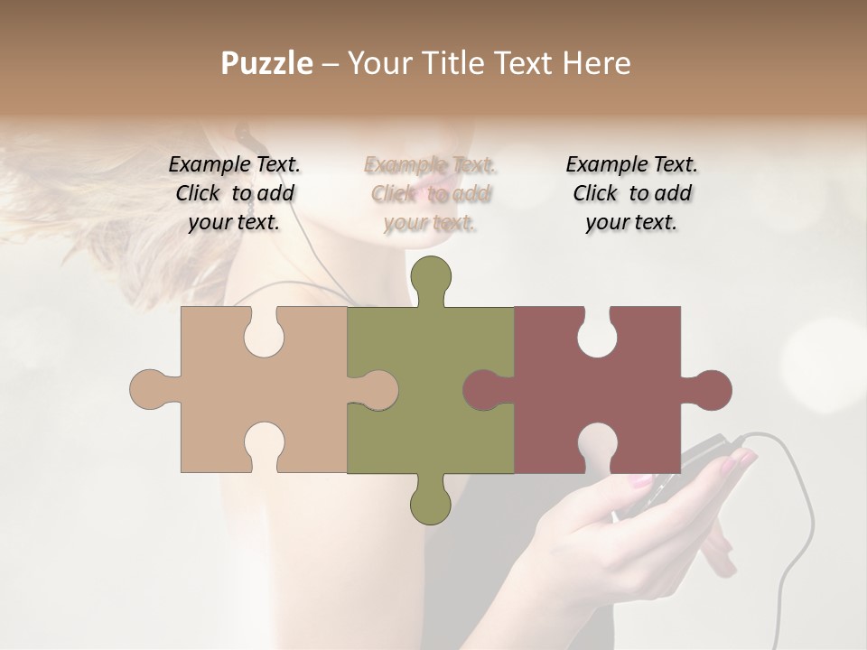 Dance Woman Air PowerPoint Template