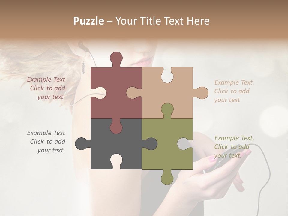 Dance Woman Air PowerPoint Template