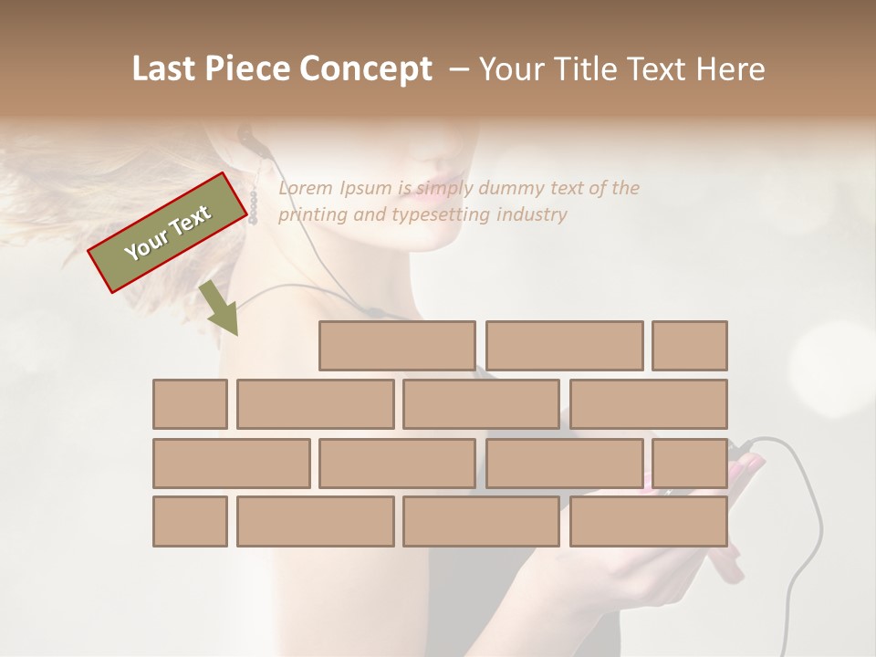 Dance Woman Air PowerPoint Template