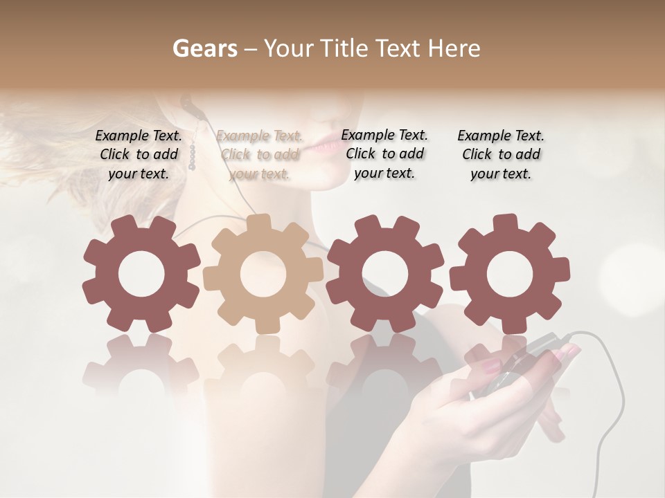 Dance Woman Air PowerPoint Template