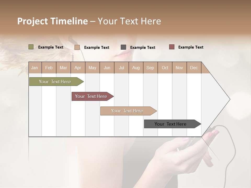 Dance Woman Air PowerPoint Template