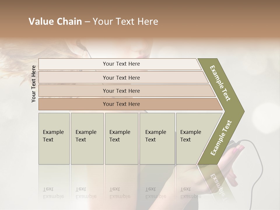 Dance Woman Air PowerPoint Template