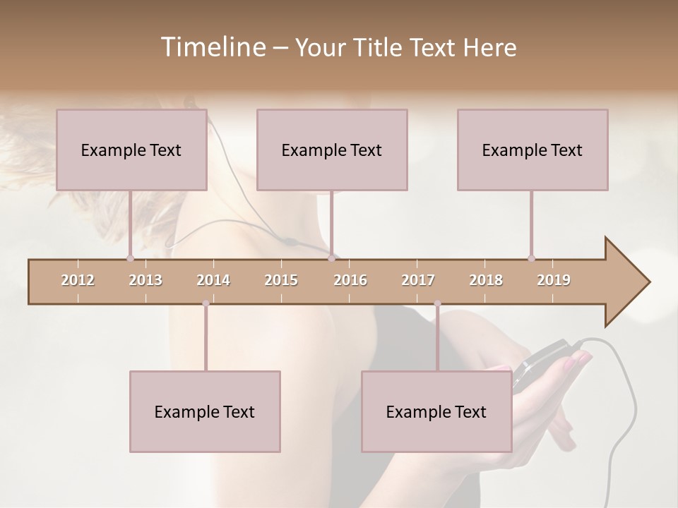 Dance Woman Air PowerPoint Template