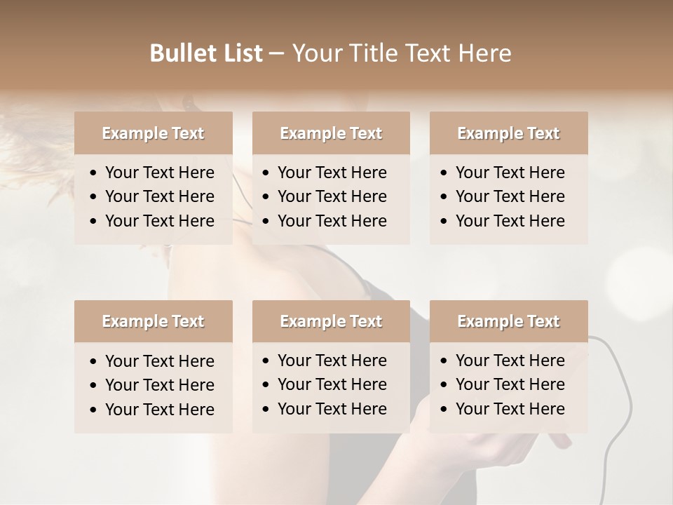 Dance Woman Air PowerPoint Template