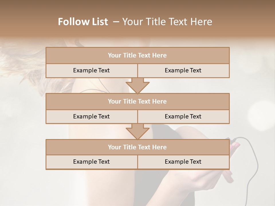 Dance Woman Air PowerPoint Template