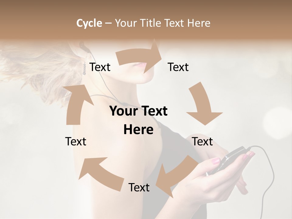 Dance Woman Air PowerPoint Template