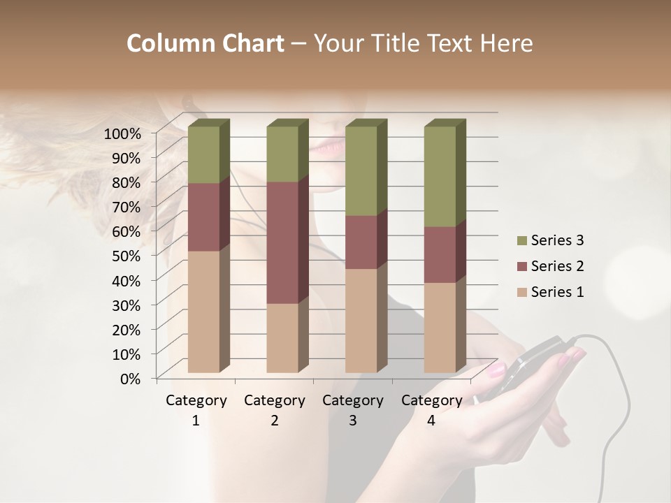 Dance Woman Air PowerPoint Template