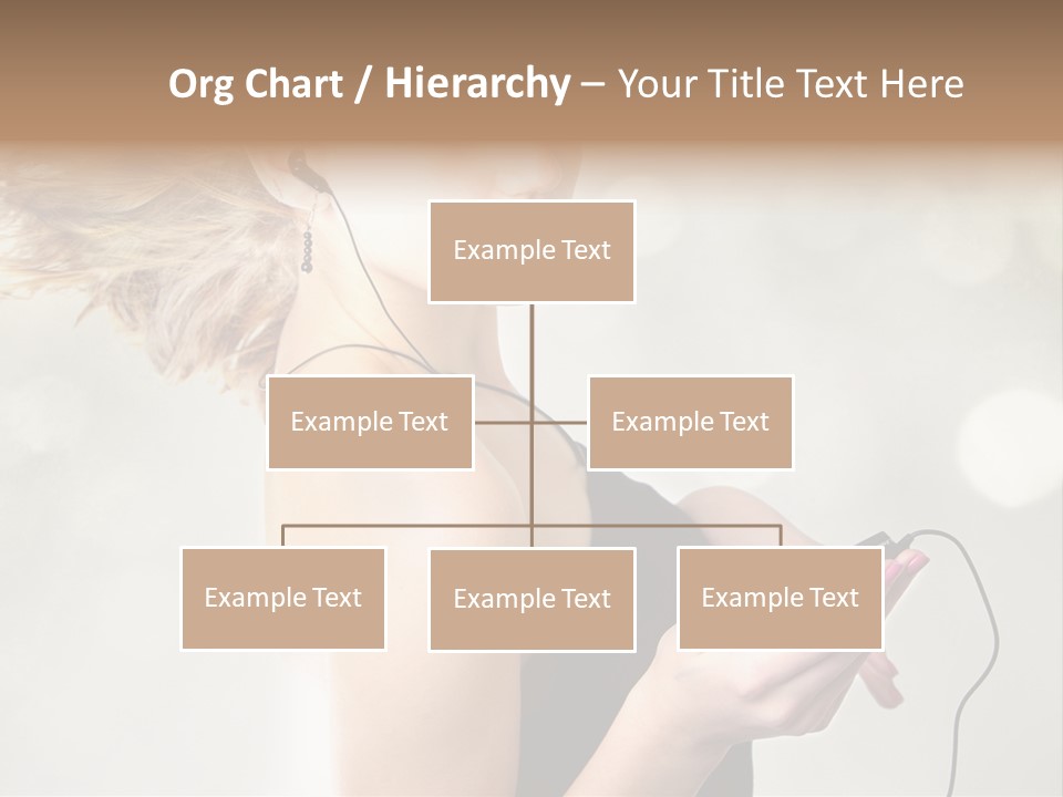 Dance Woman Air PowerPoint Template