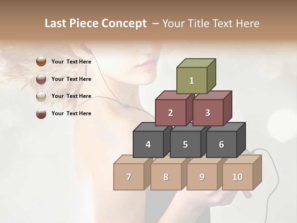 Dance Woman Air PowerPoint Template