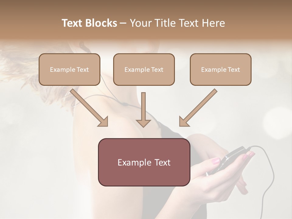 Dance Woman Air PowerPoint Template