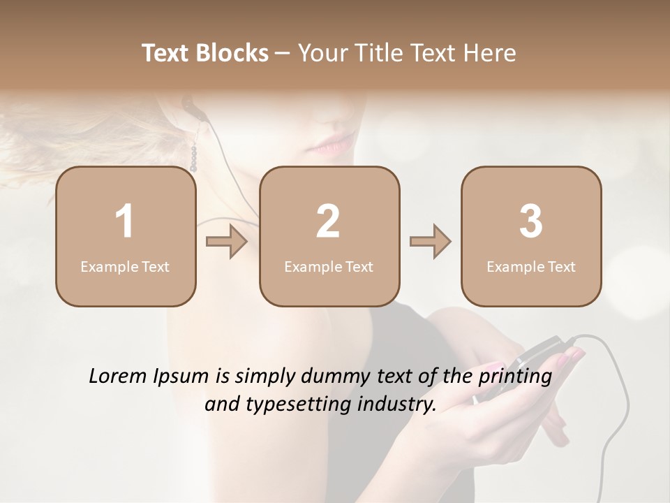 Dance Woman Air PowerPoint Template