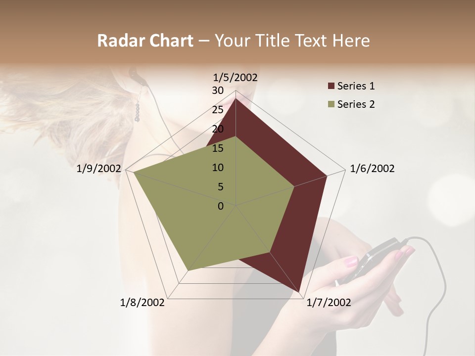 Dance Woman Air PowerPoint Template