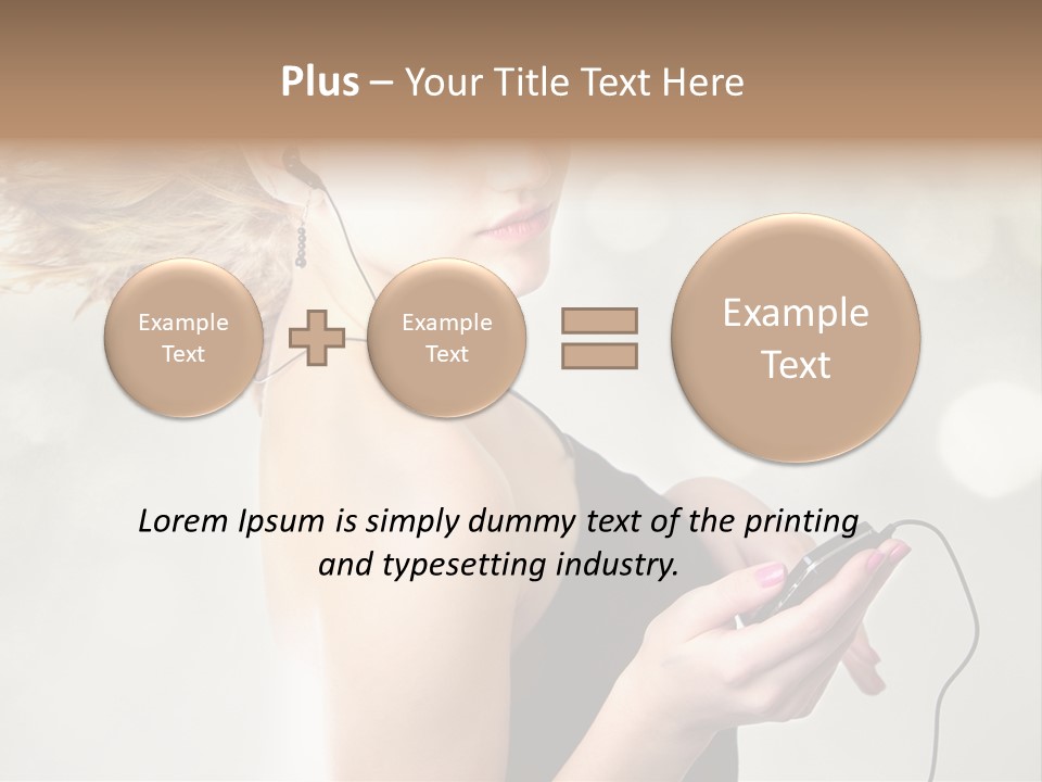 Dance Woman Air PowerPoint Template