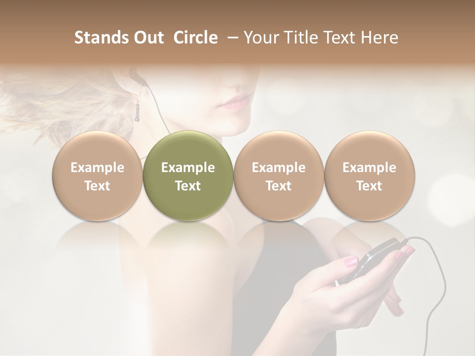 Dance Woman Air PowerPoint Template