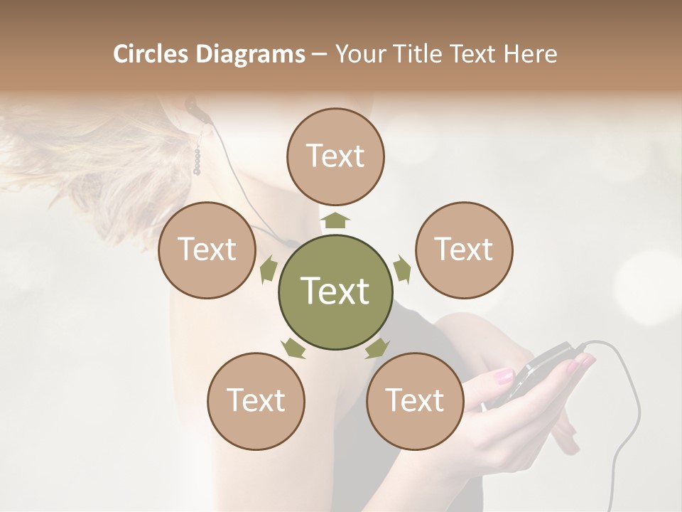 Dance Woman Air PowerPoint Template