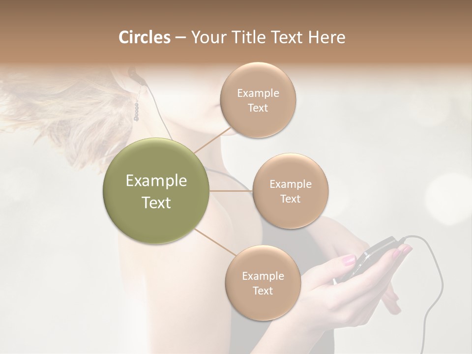 Dance Woman Air PowerPoint Template