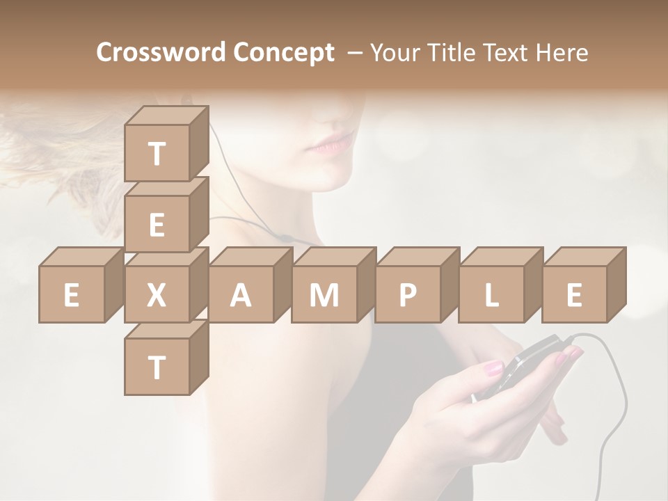 Dance Woman Air PowerPoint Template