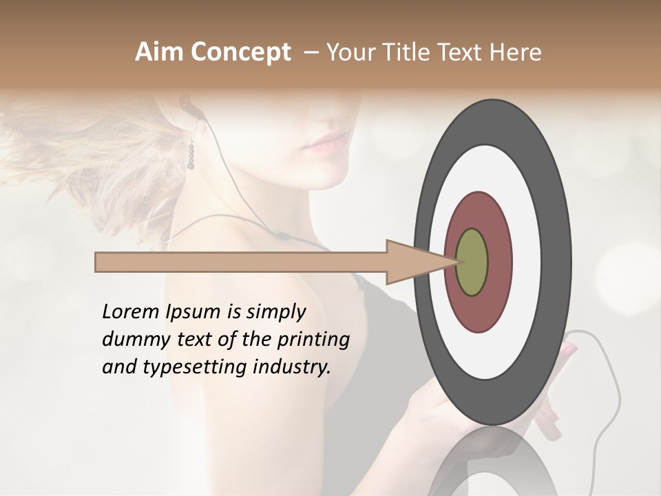 Dance Woman Air PowerPoint Template