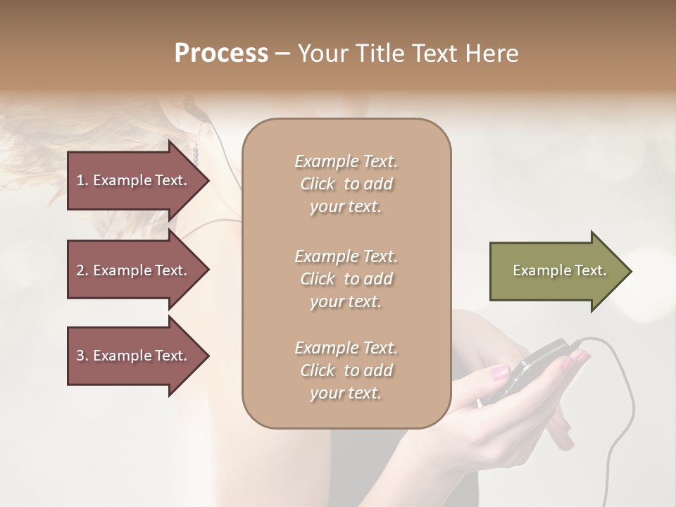 Dance Woman Air PowerPoint Template