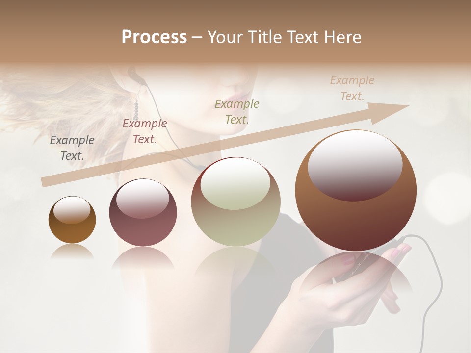 Dance Woman Air PowerPoint Template