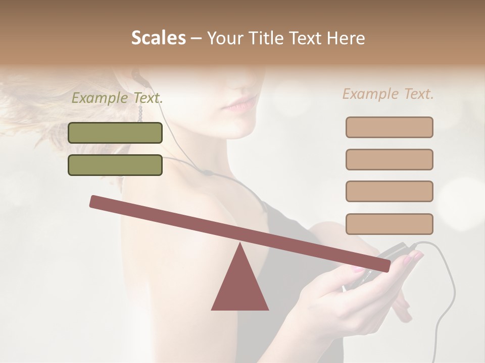 Dance Woman Air PowerPoint Template