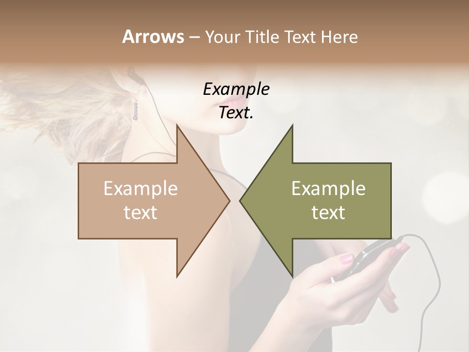 Dance Woman Air PowerPoint Template