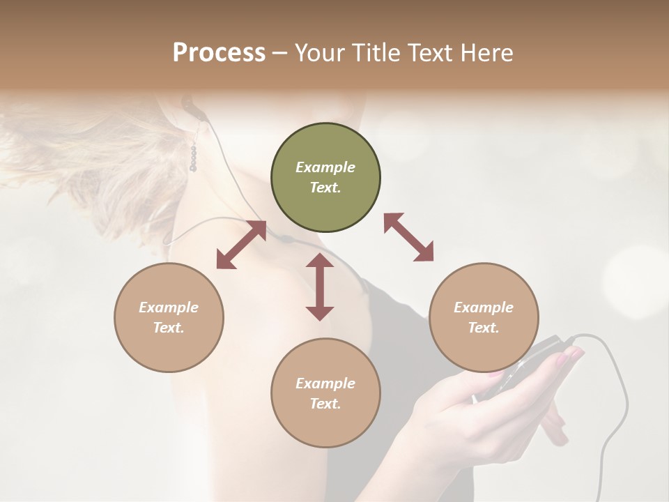 Dance Woman Air PowerPoint Template