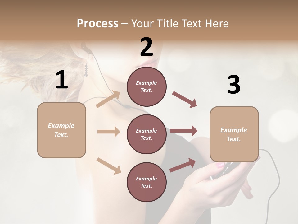 Dance Woman Air PowerPoint Template