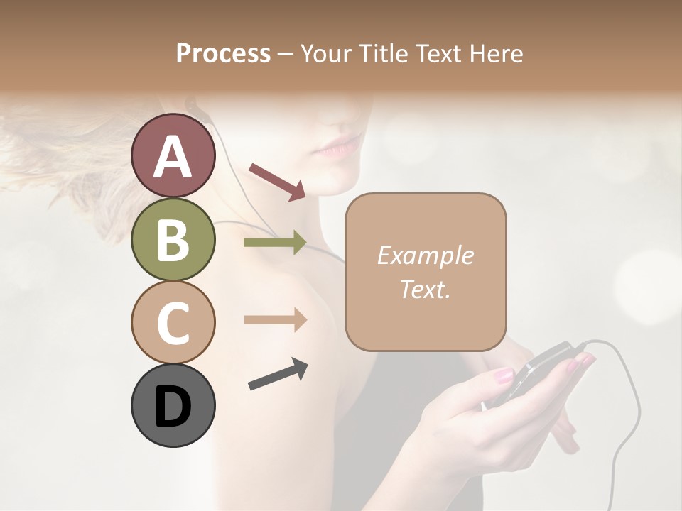 Dance Woman Air PowerPoint Template