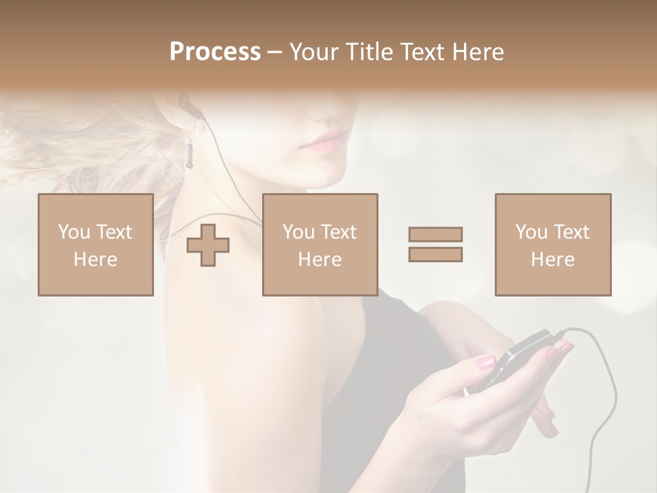 Dance Woman Air PowerPoint Template