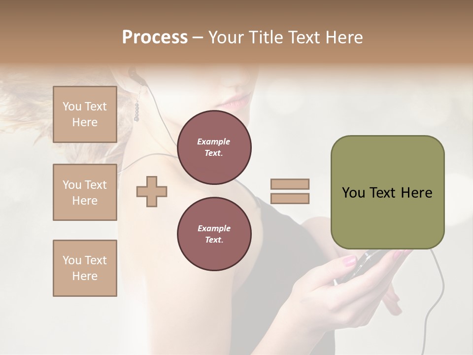 Dance Woman Air PowerPoint Template