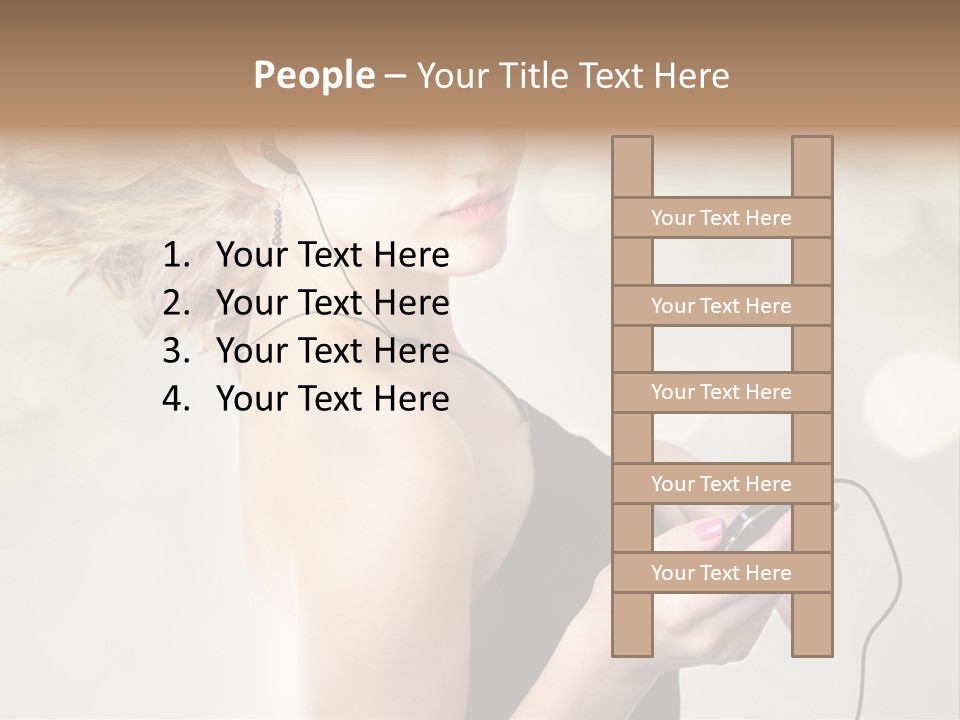 Dance Woman Air PowerPoint Template