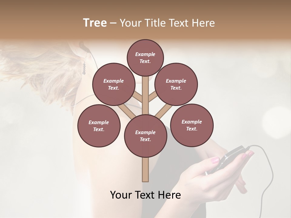 Dance Woman Air PowerPoint Template