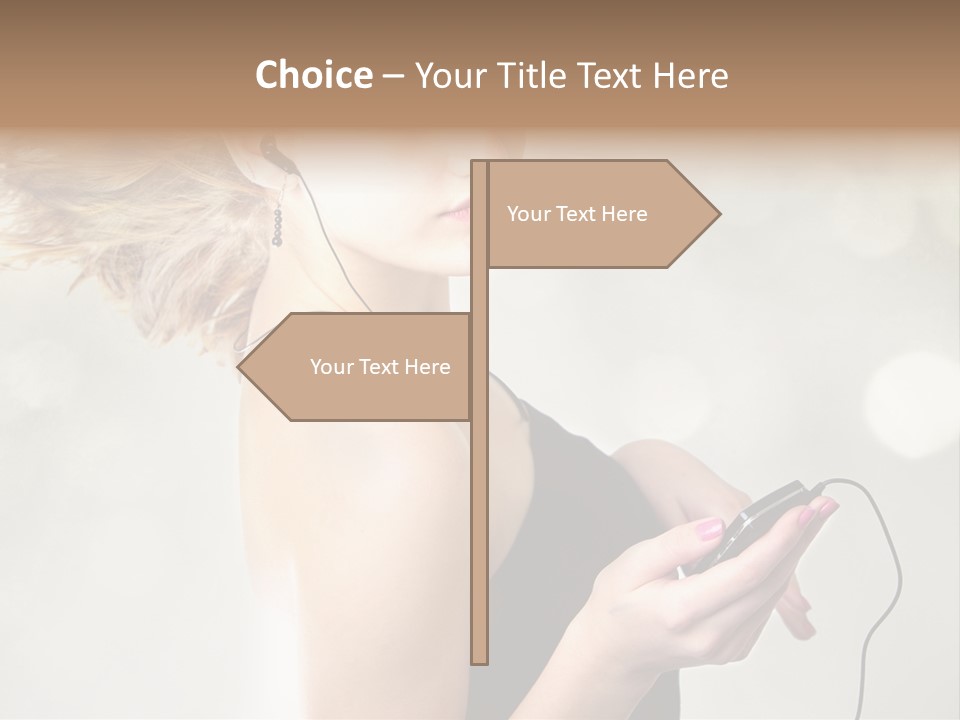 Dance Woman Air PowerPoint Template