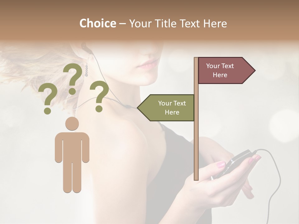 Dance Woman Air PowerPoint Template