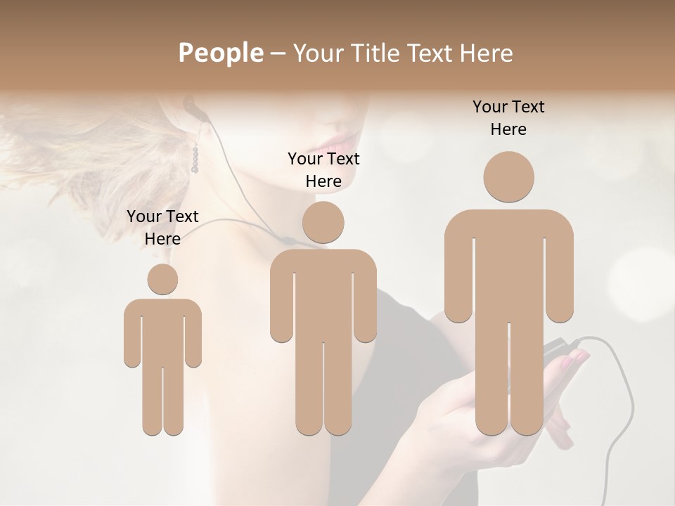 Dance Woman Air PowerPoint Template