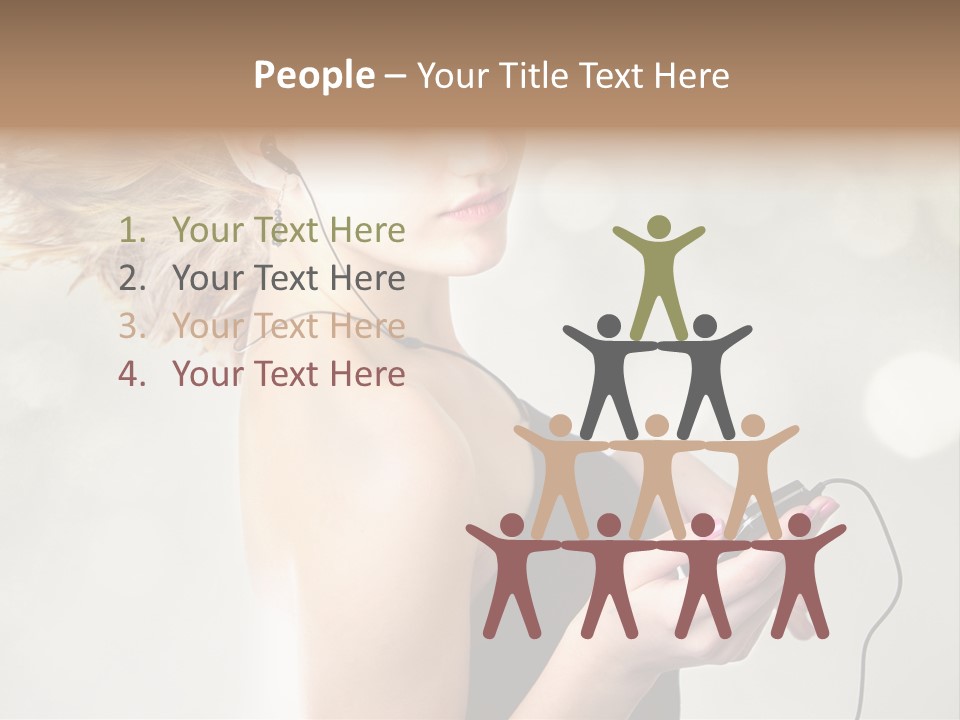 Dance Woman Air PowerPoint Template