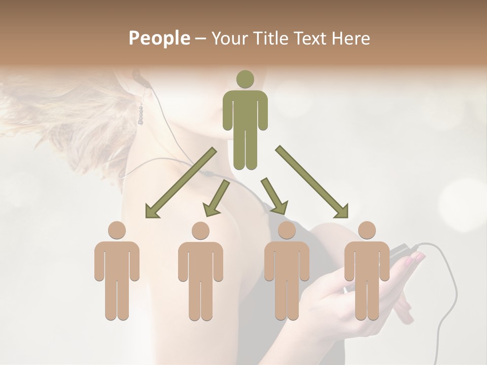 Dance Woman Air PowerPoint Template