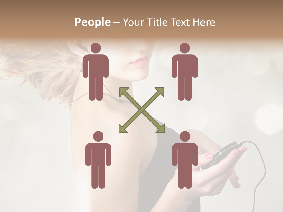 Dance Woman Air PowerPoint Template