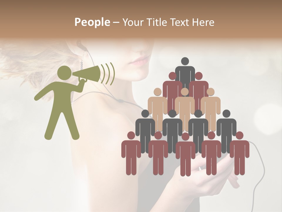 Dance Woman Air PowerPoint Template