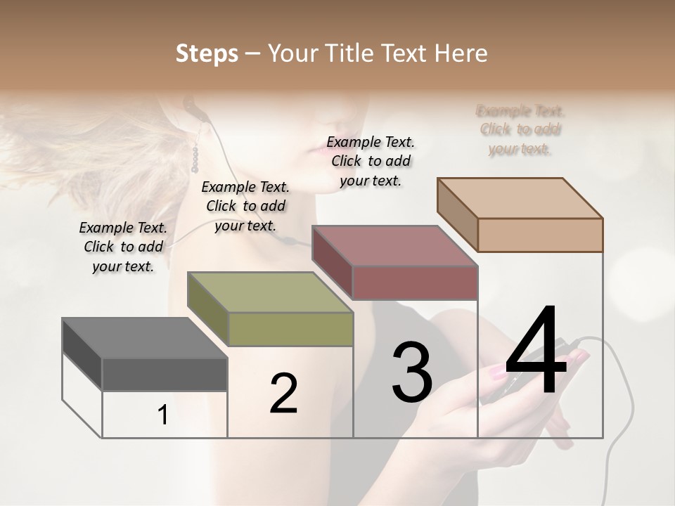 Dance Woman Air PowerPoint Template