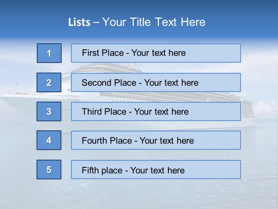 Vacation Transportatio Nautical PowerPoint Template