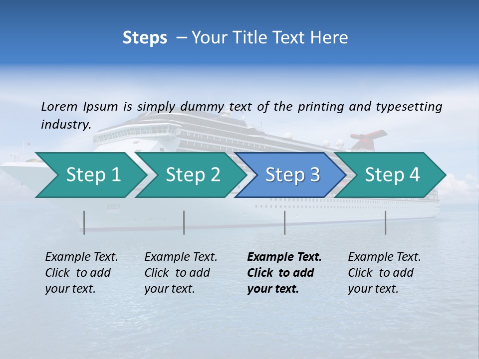 Vacation Transportatio Nautical PowerPoint Template